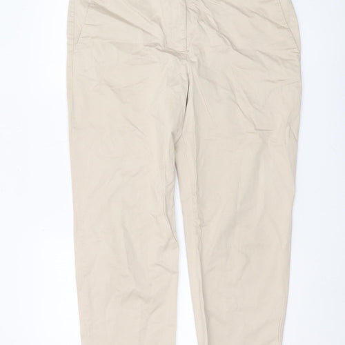 Marks and Spencer Women's Beige Size 18 Chino Trousers