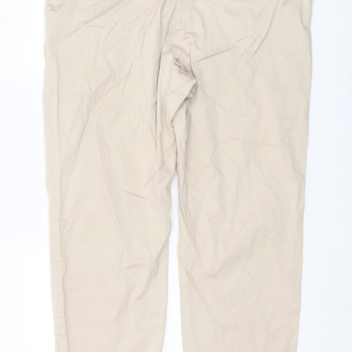 Marks and Spencer Women's Beige Size 18 Chino Trousers