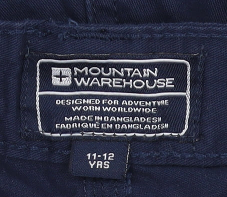 Mountain Warehouse Boys Blue Cargo Shorts 11-12 Years