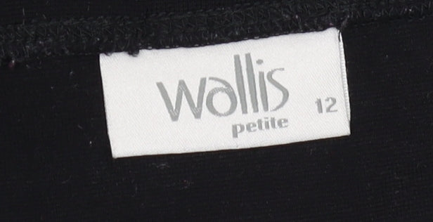 Wallis Women's Black Pencil Skirt, Petite Size 12