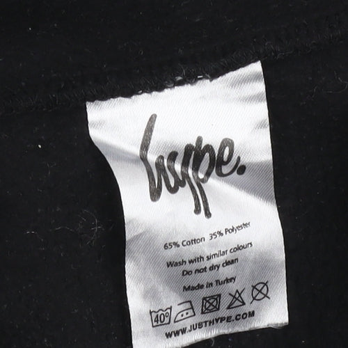 Hype Girls Black Joggers 11-12 Years Butterfly Print