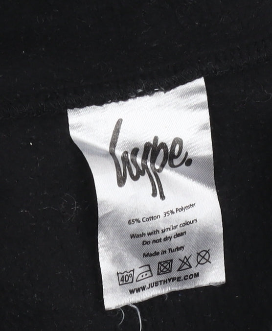 Hype Girls Black Joggers 11-12 Years Butterfly Print