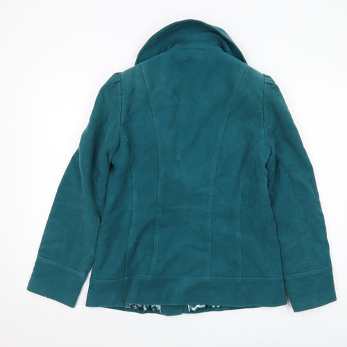 Marks and Spencer Women’s Green Cotton Coat Size 10