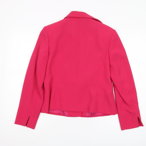 Berkertex Women's Pink Blazer, Size 12, Lined Classic Fit