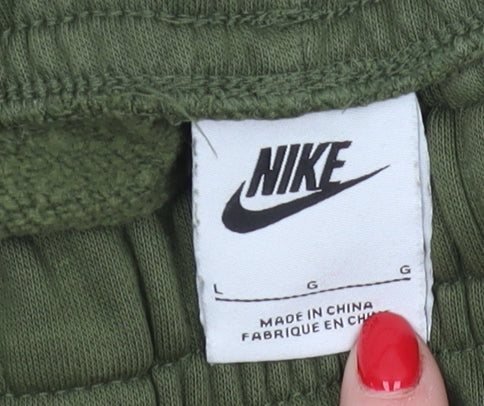 Nike Men's Green Cargo Joggers - Large