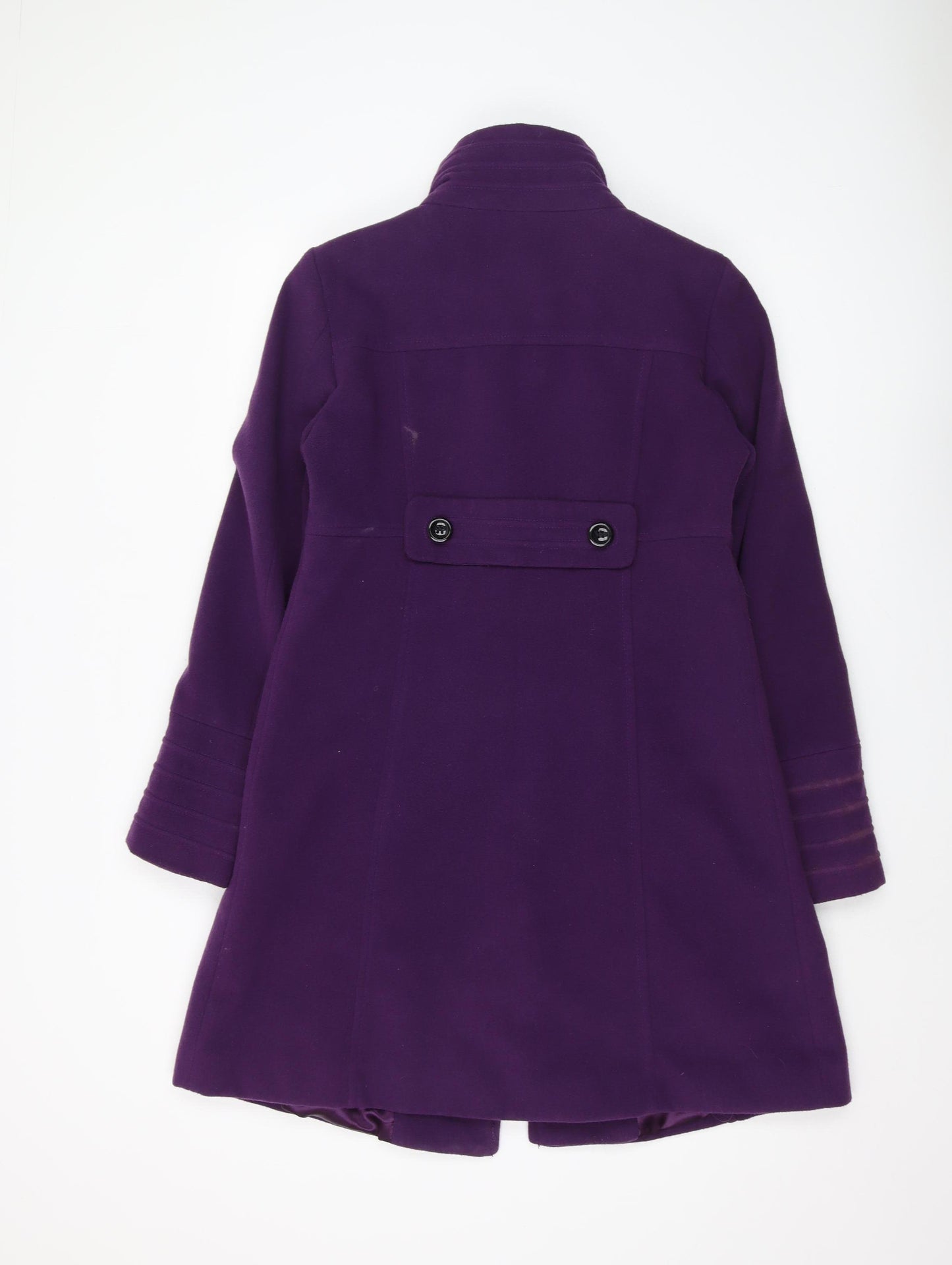 Wallis Women's Purple Mid-Length Overcoat Size 10