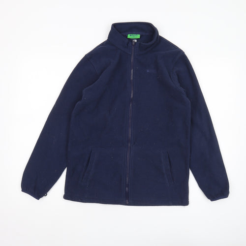 Mountain Warehouse Boys Blue Fleece Mid-Length Jacket 13Y