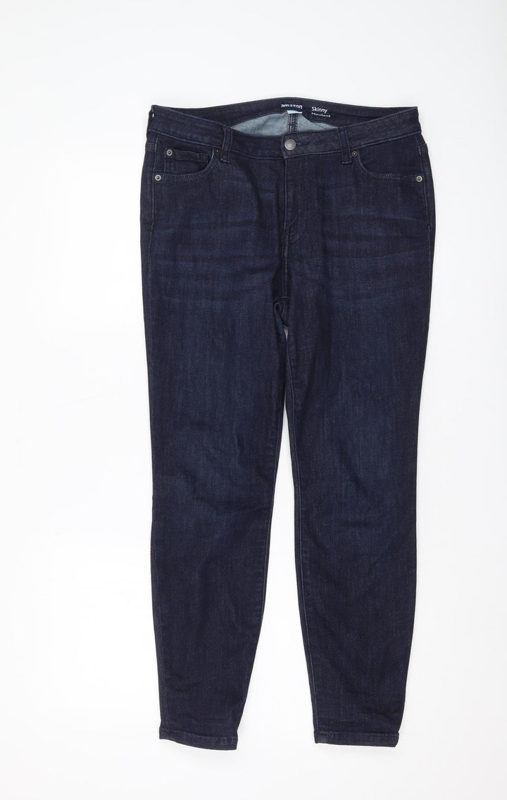 Amazon Essentials Women's Blue Skinny Jeans Size 10