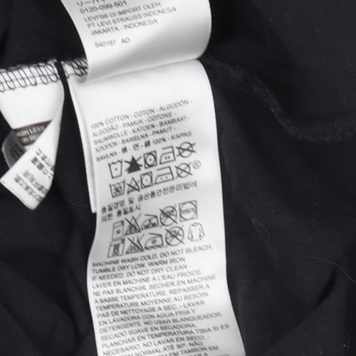 Levi's Men's Medium Black Graphic Print T-Shirt