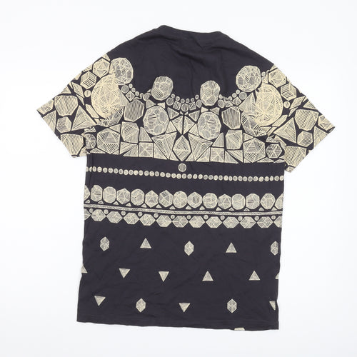 Paul Smith Men's Large Black Graphic Print T-Shirt