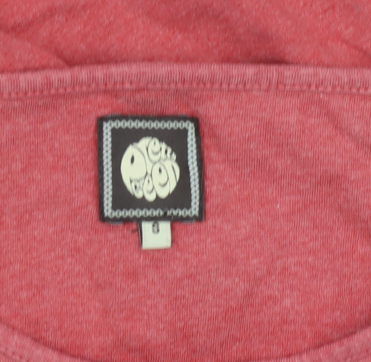 Pretty Green Men's Red Graphic T-Shirt, Size S