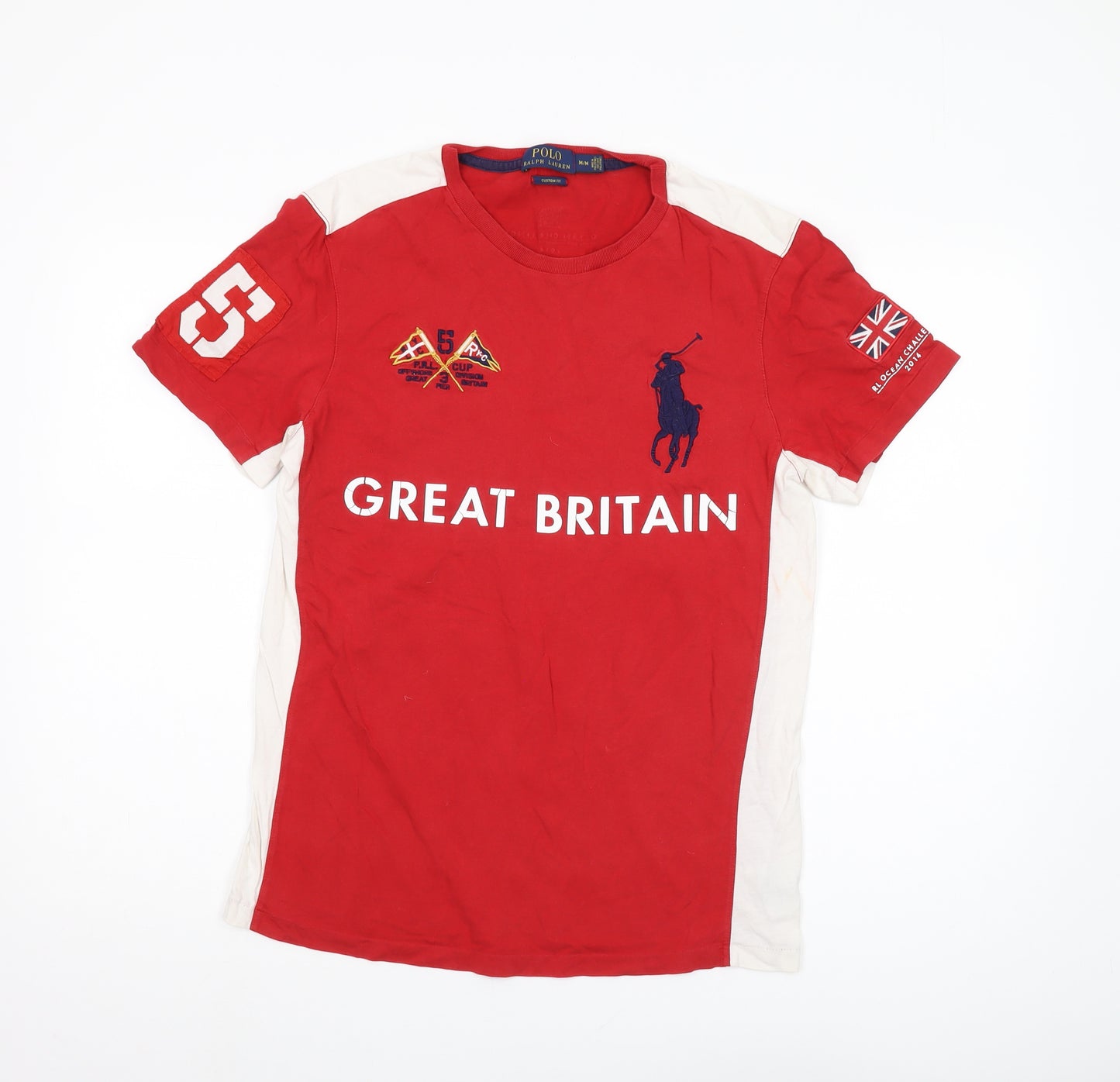 Polo Ralph Lauren Men's Red Graphic T-Shirt Size M