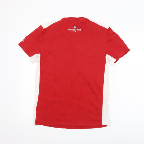 Polo Ralph Lauren Men's Red Graphic T-Shirt Size M