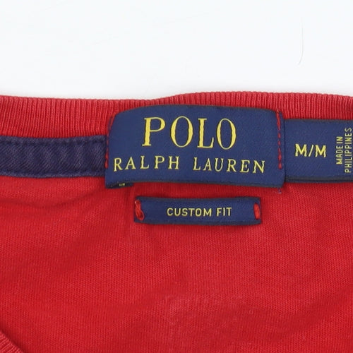 Polo Ralph Lauren Men's Red Graphic T-Shirt Size M
