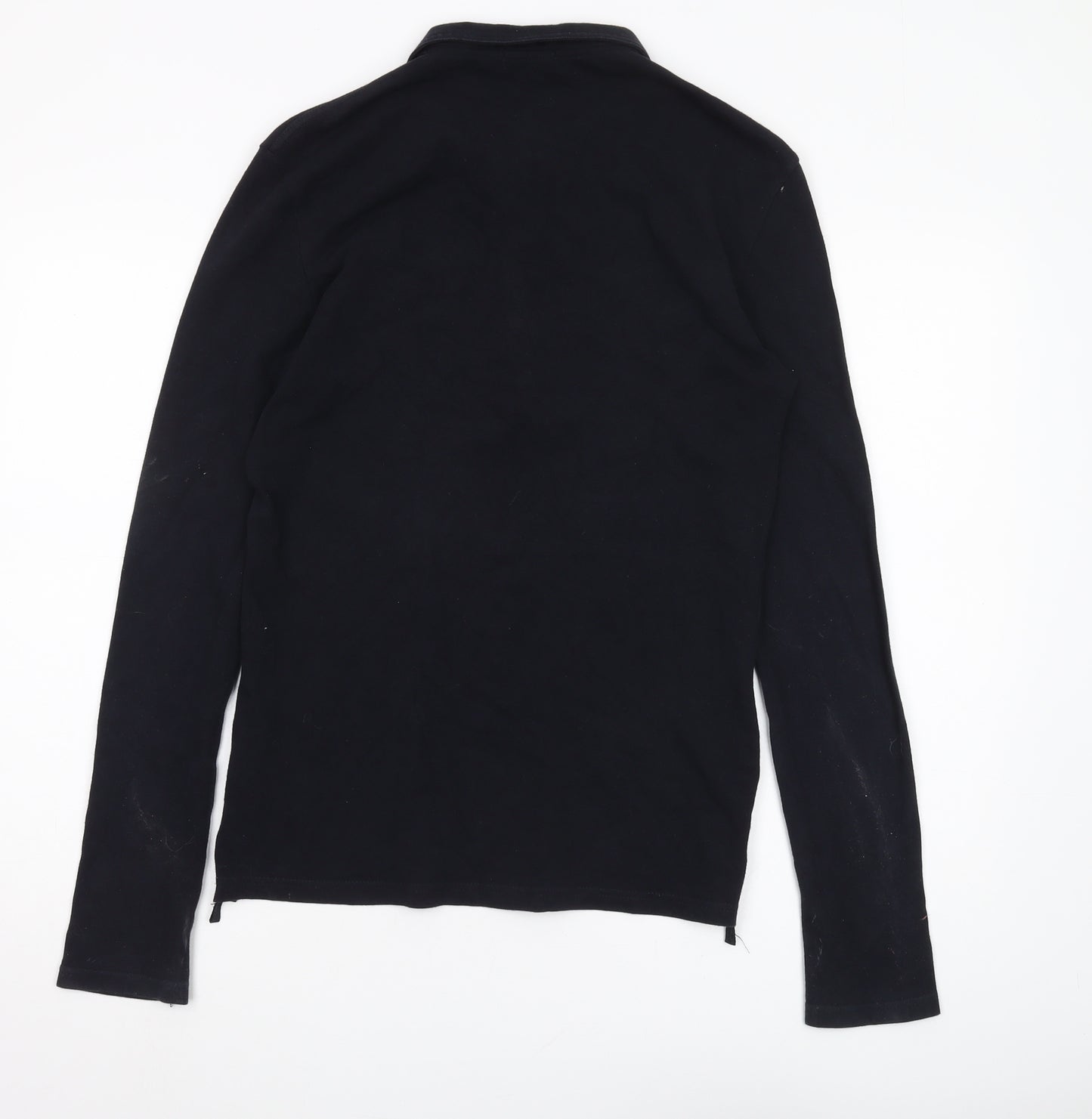 Antony Morato Men's Black Long Sleeve Polo M
