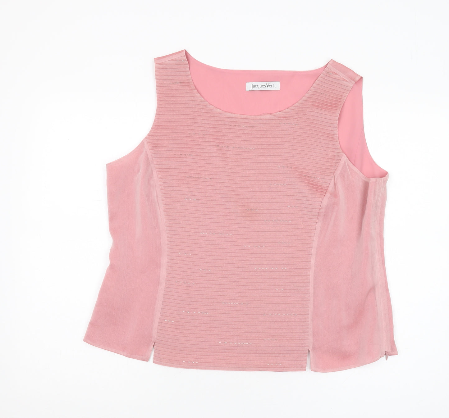 Jacques Vert Women's Pink Sleeveless Tank Top