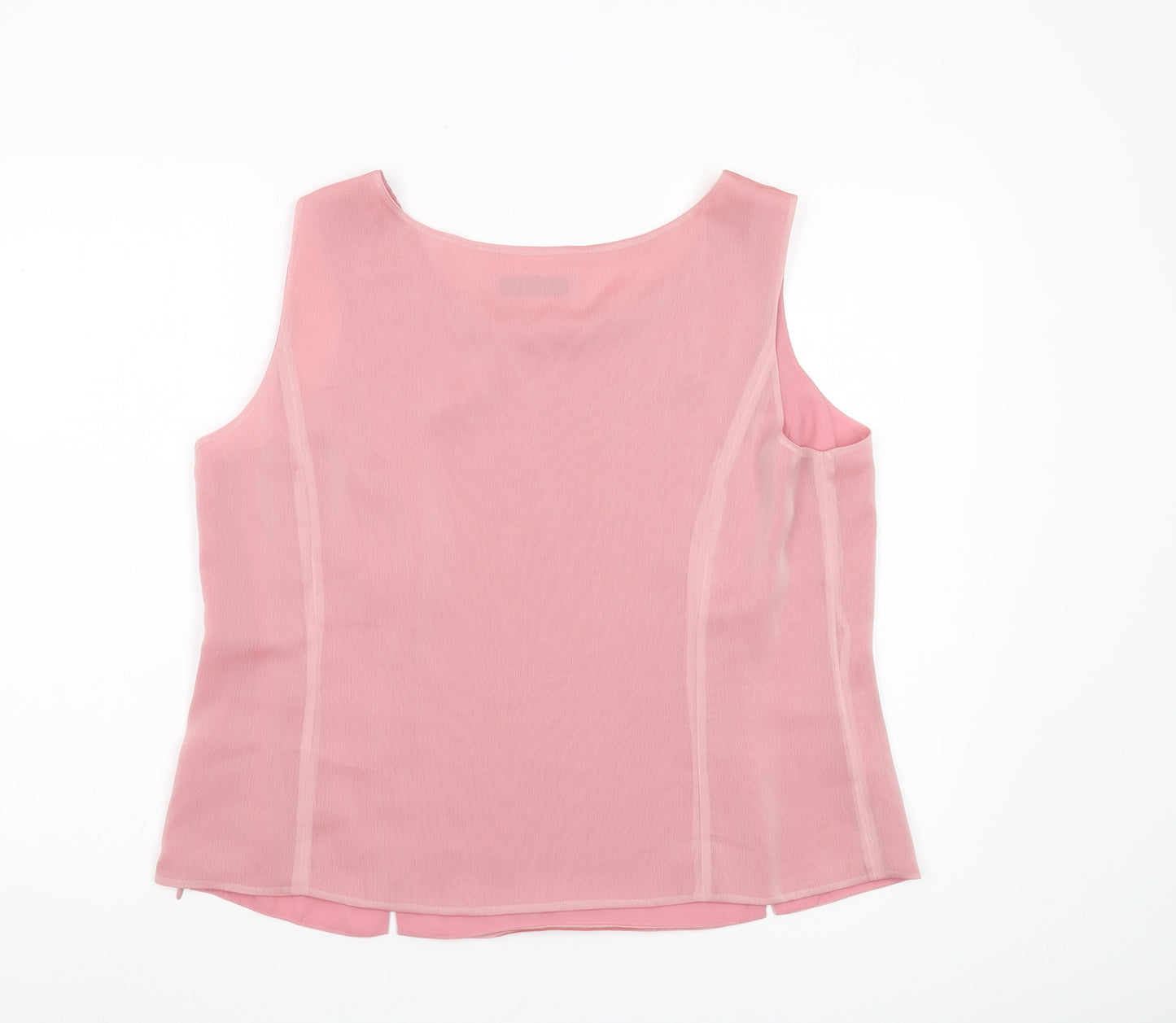 Jacques Vert Women's Pink Sleeveless Tank Top