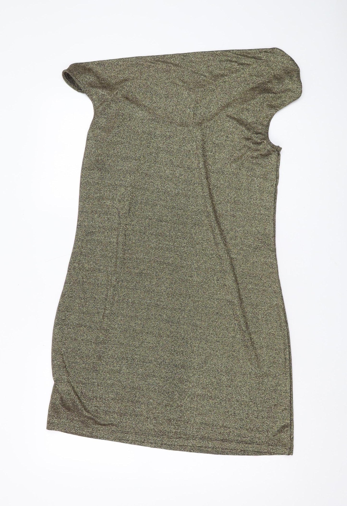 H&M Women's Brown Sleeveless Dress Size M