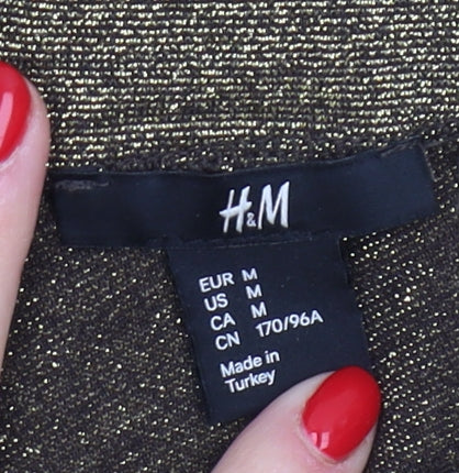 H&M Women's Brown Sleeveless Dress Size M