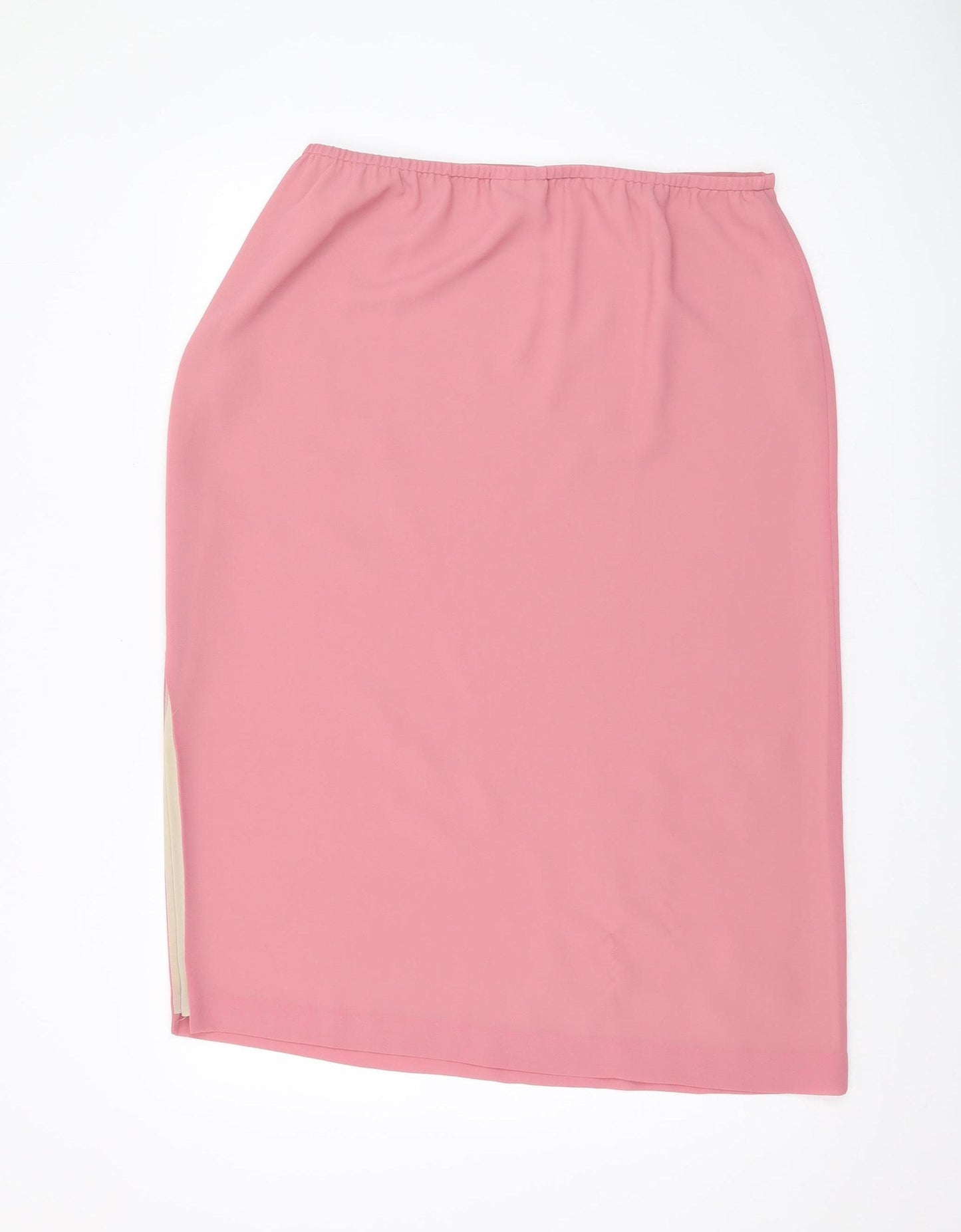 Jacques Vert Women’s Pink Midi Embroidered Skirt