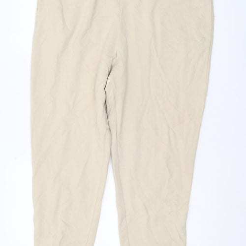 Marks and Spencer Beige Joggers, Size 16, Women's Casual Trousers