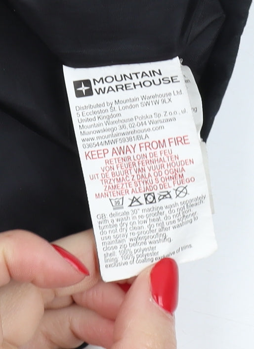 Mountain Warehouse Boys Black Waterproof Parka Coat 11-12Y