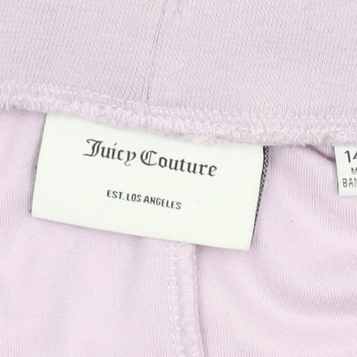 Juicy Couture Girls Purple Shorts, 14-15 Years, Elastic Waist