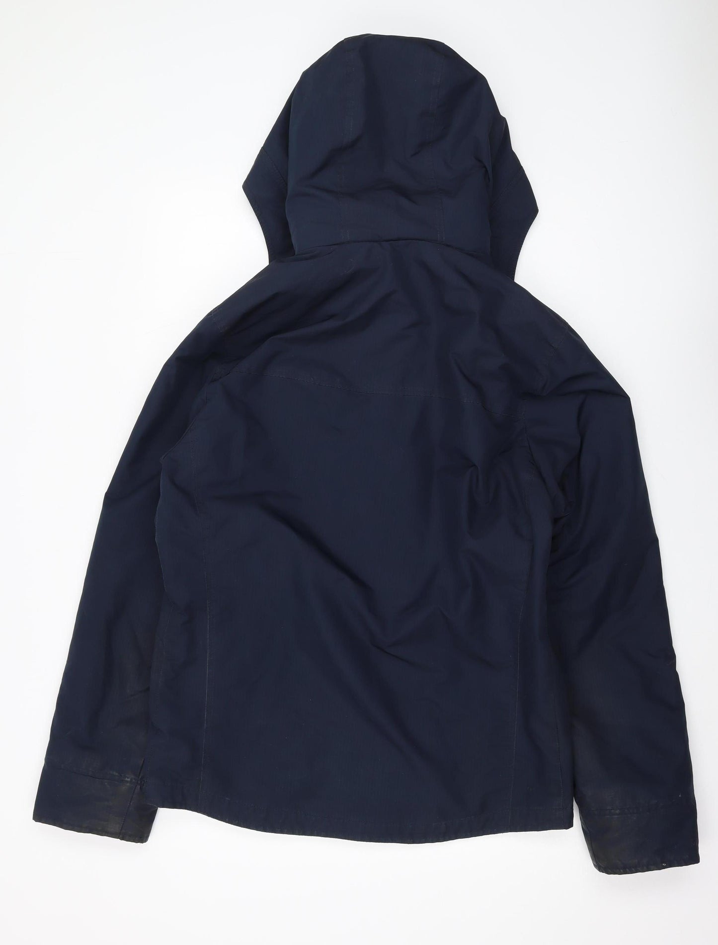 Hollister Men's Blue Hooded Jacket L - Windbreaker Style