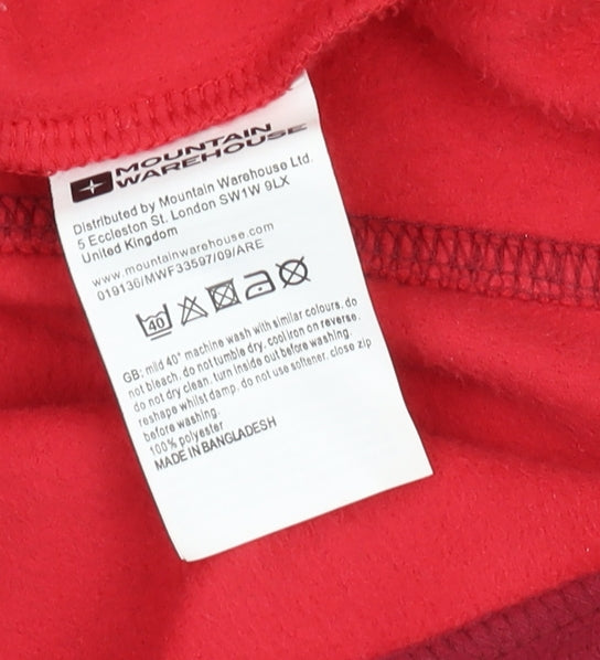 Mountain Warehouse Red Women's Pullover Sweatshirt Size 14