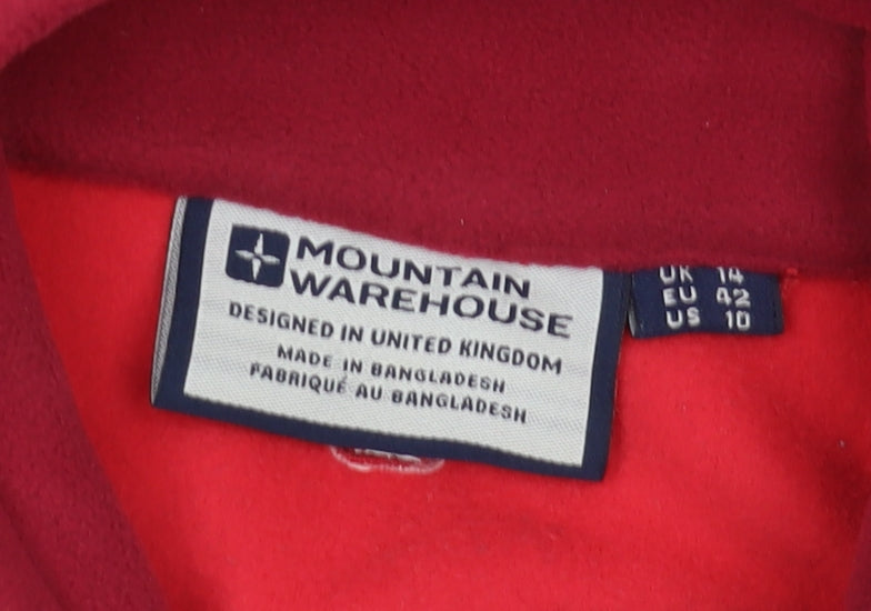 Mountain Warehouse Red Women's Pullover Sweatshirt Size 14