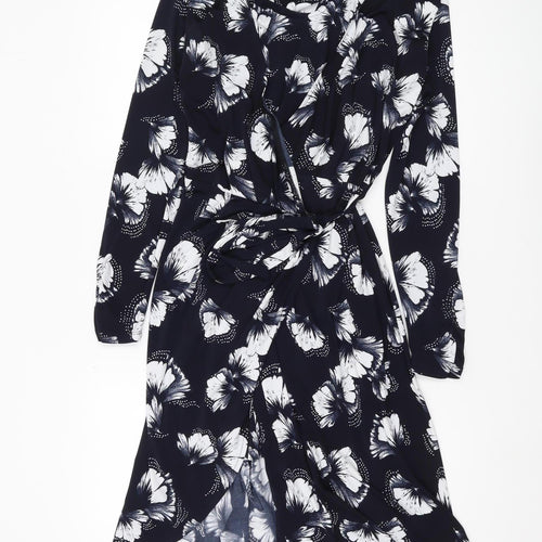 Marks and Spencer Women's Multicoloured Floral Dress, Size 14