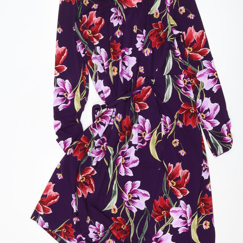 Marks and Spencer Women's Floral Wrap Dress Size 14