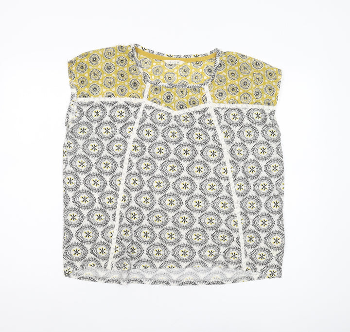 White Stuff Women’s Geometric Blouse UK 14