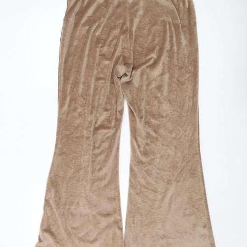 Disney Women's Brown Flared Trousers M