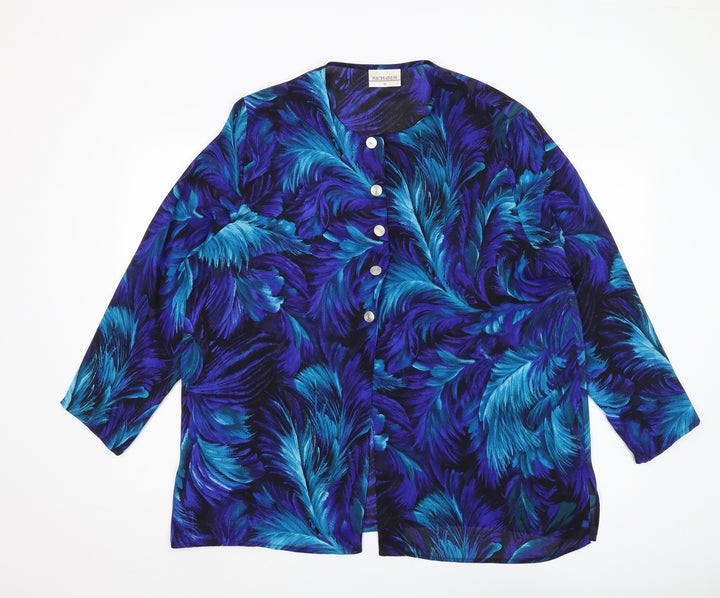 Richards Women's Multicoloured Floral Blouse Size 18