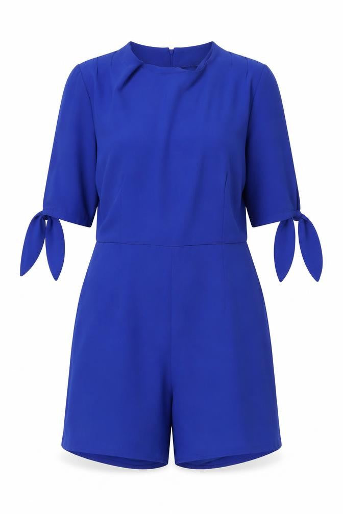 Brave Soul Women's Blue Playsuit, Size L, Casual Comfort