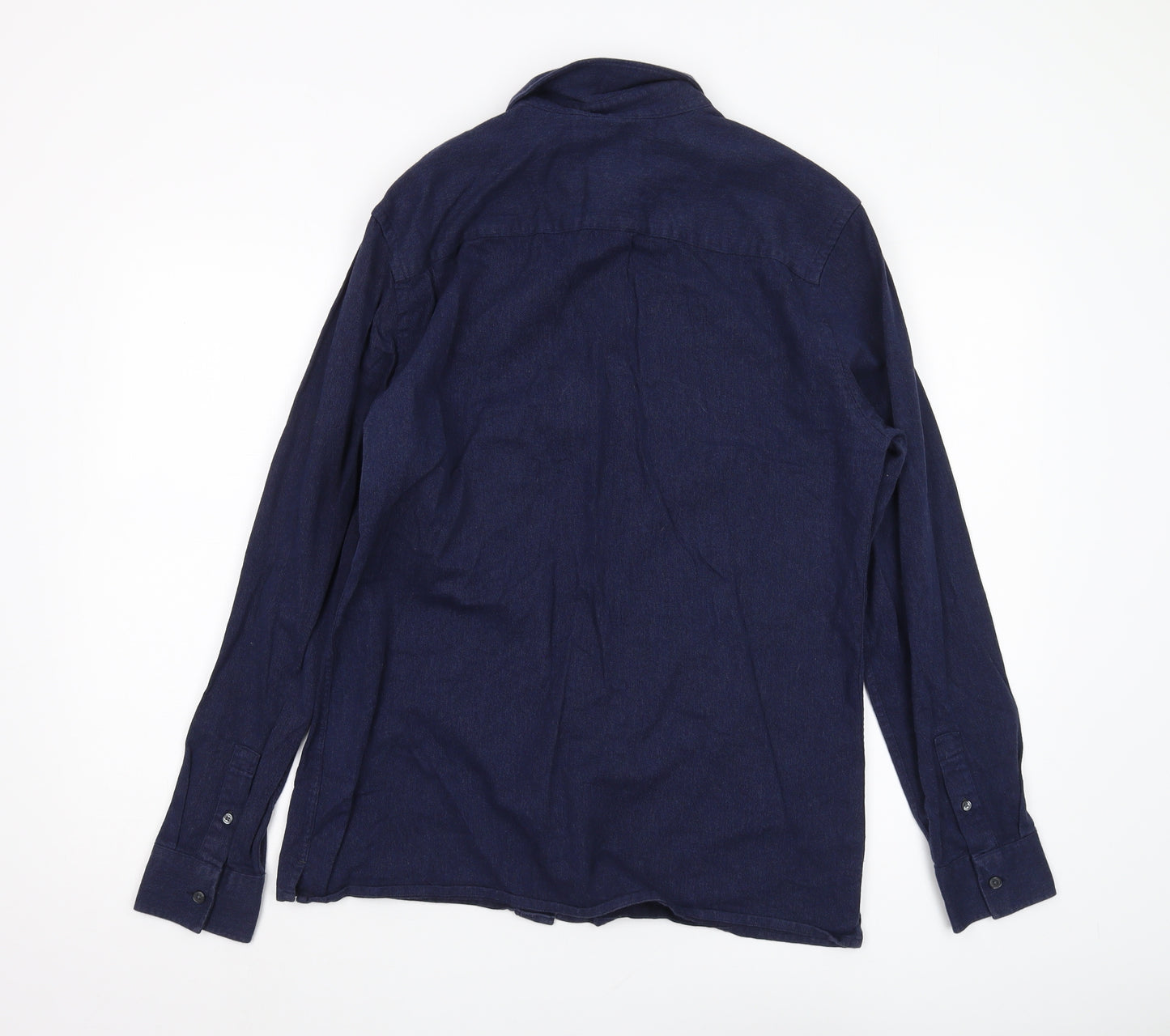 Jasper Conran Men's Blue Long Sleeve Shirt, M