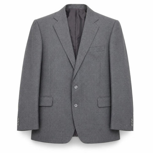 Harbarry of England Men's Grey Blazer, Size 44 Short, Regular Fit