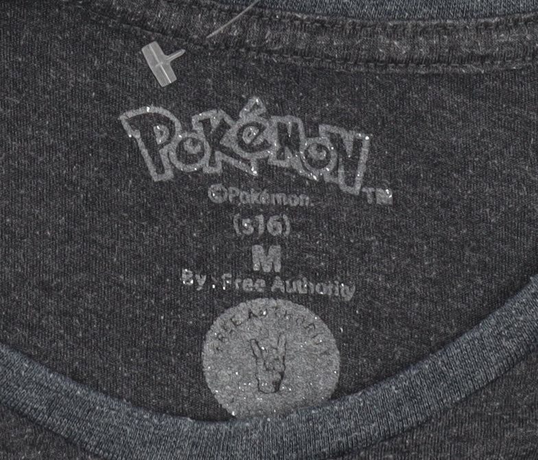 Pokémon Men's Black M T-Shirt - Iconic Graphic Print Casual Tee