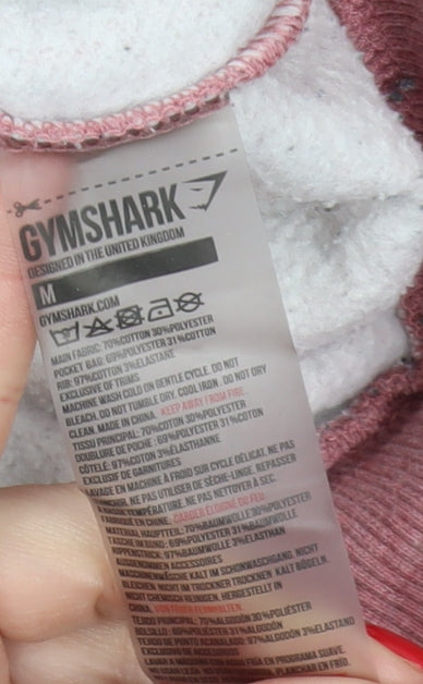 Gymshark Women's Pink Pullover Sweatshirt M - Activewear