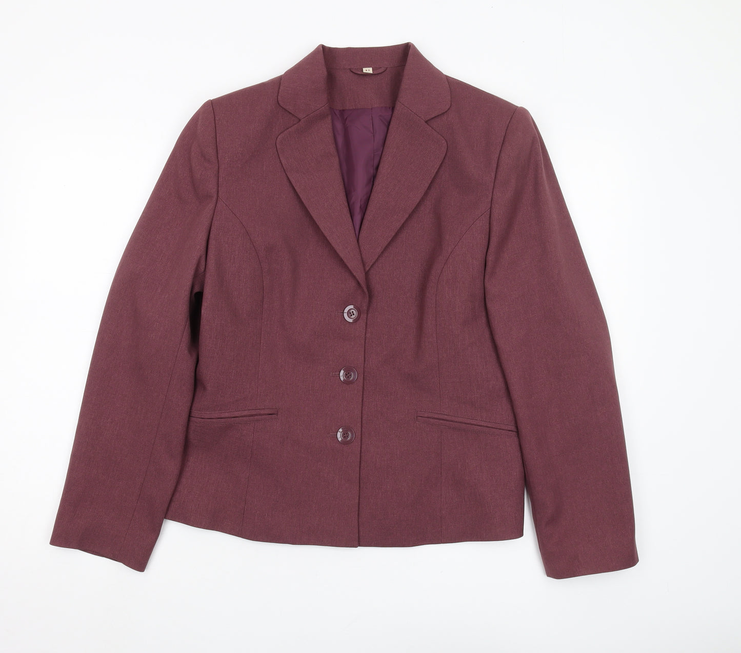 Style by EWM Women's Purple Suit Jacket Size 12