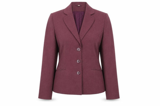 Front view of Style by EWM Women's Purple Suit Jacket, size 12
