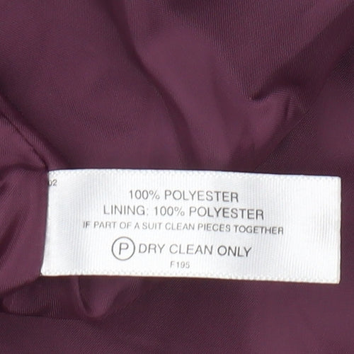 Style by EWM Women's Purple Suit Jacket Size 12