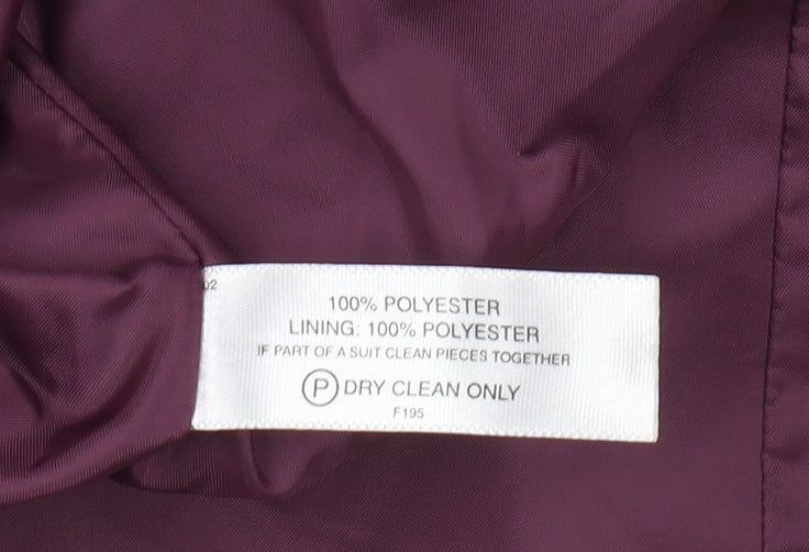 Style by EWM Women's Purple Suit Jacket Size 12