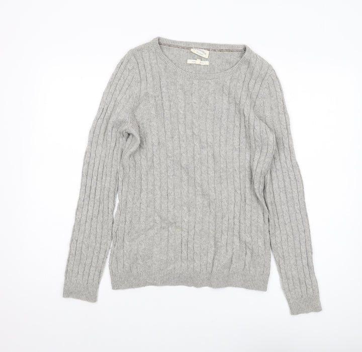 Cambridge Dry Goods Women's Grey Pullover Sweater M