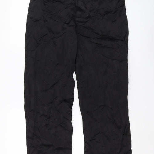 Zara Women's Black Regular Fit Trousers