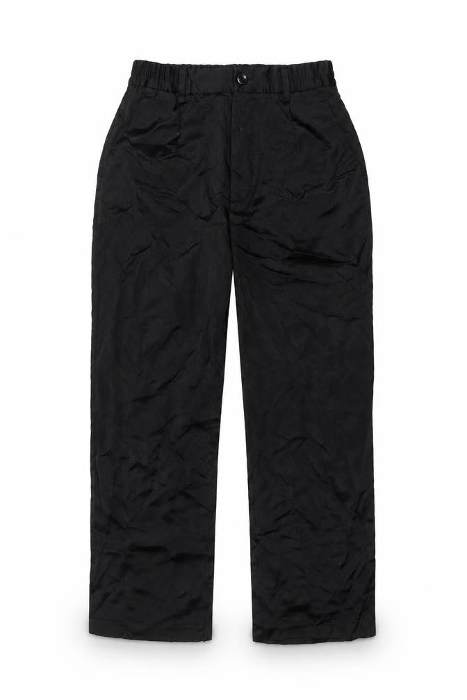 Front view of Zara Women's Black Regular Fit Trousers