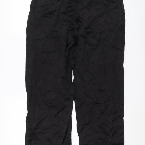 Zara Women's Black Regular Fit Trousers