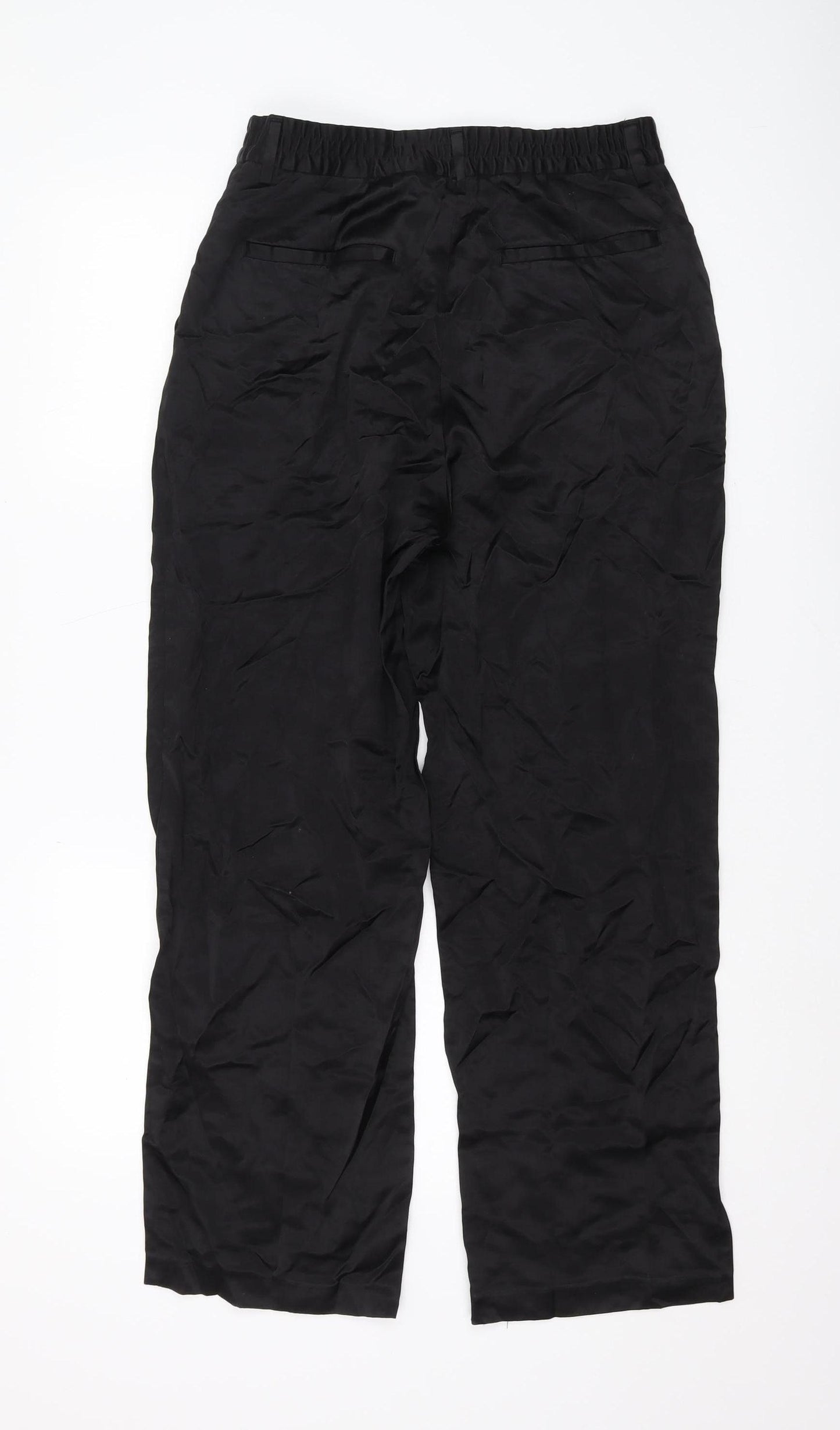 Zara Women's Black Regular Fit Trousers