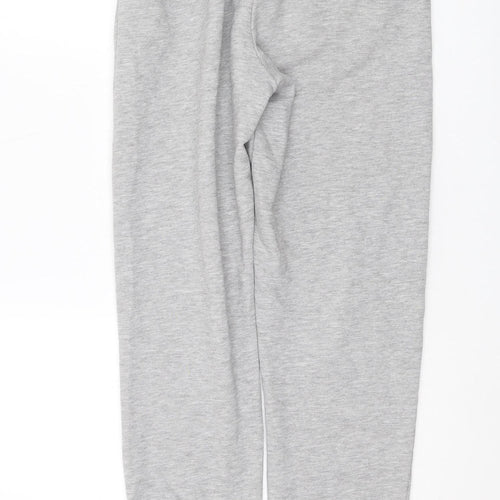 Pull & Bear Grey Jogger Trousers S Unisex Cotton Blend